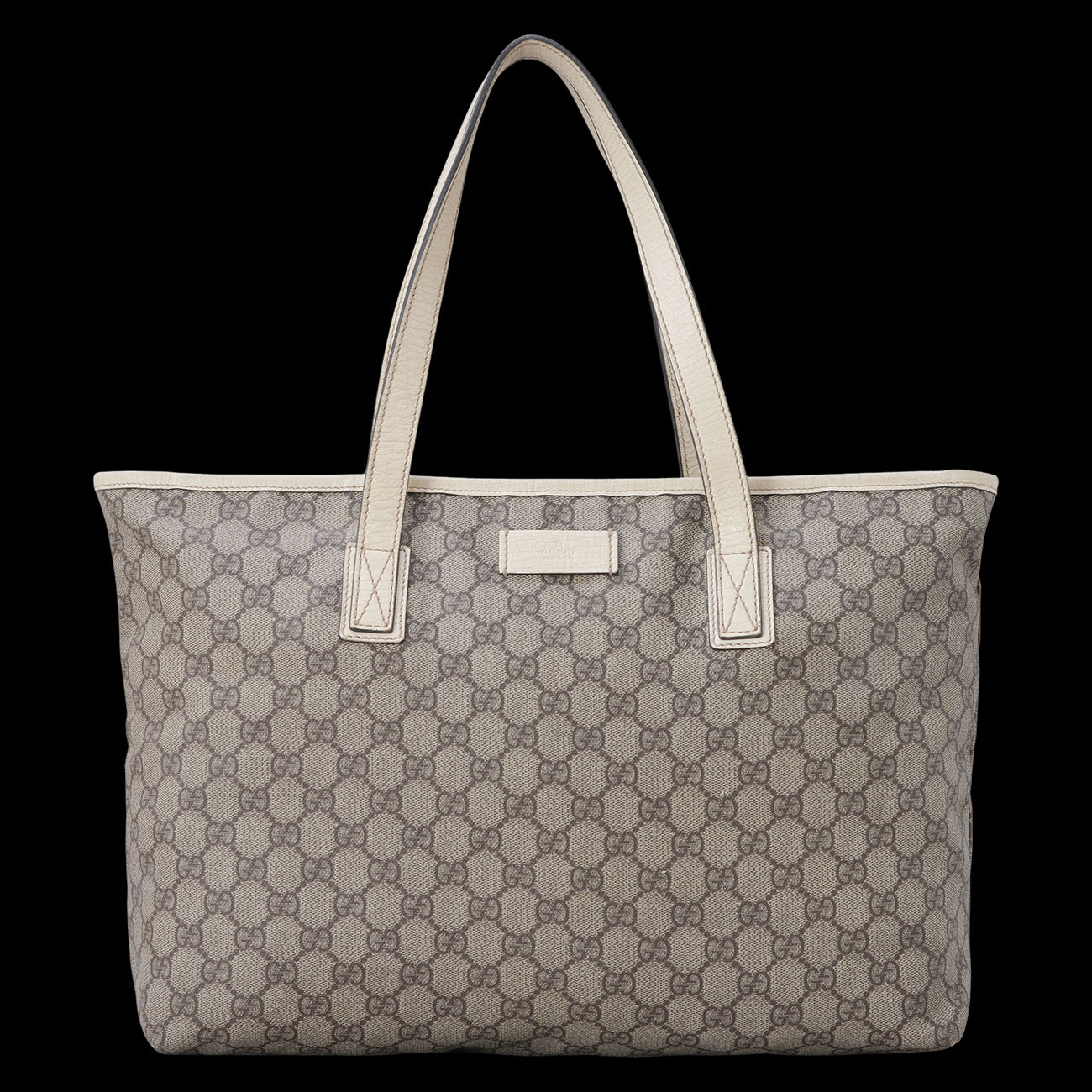 GUCCI(USED)구찌 181084 GG로고 캔버스 쇼퍼백 라지