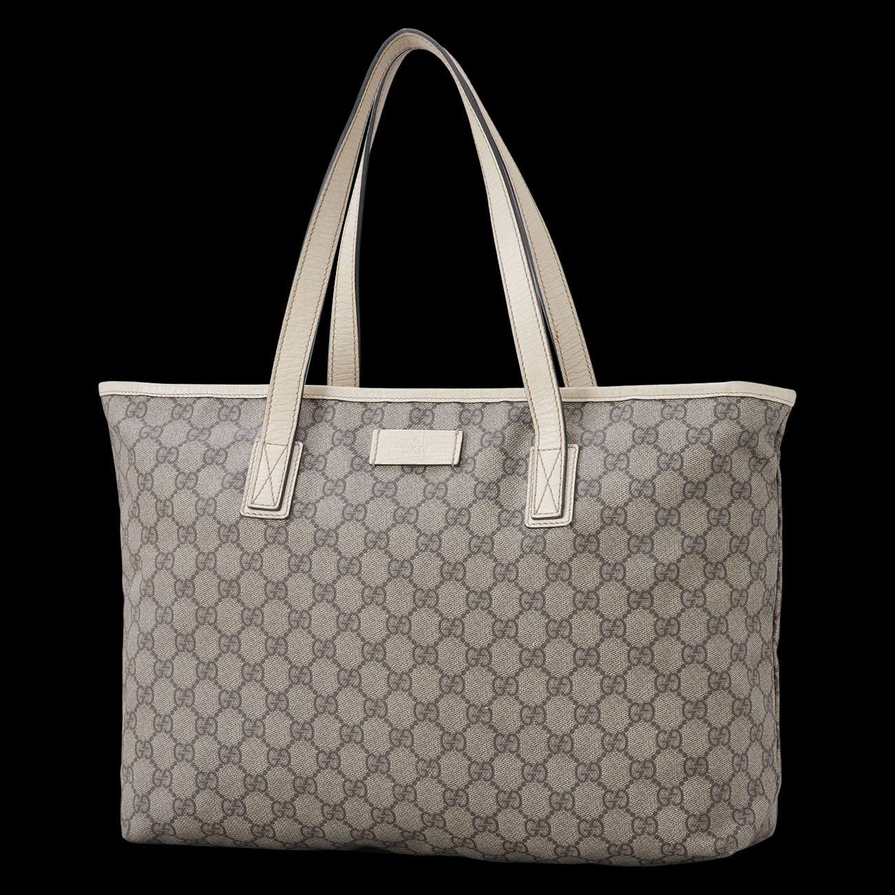 GUCCI(USED)구찌 181084 GG로고 캔버스 쇼퍼백 라지