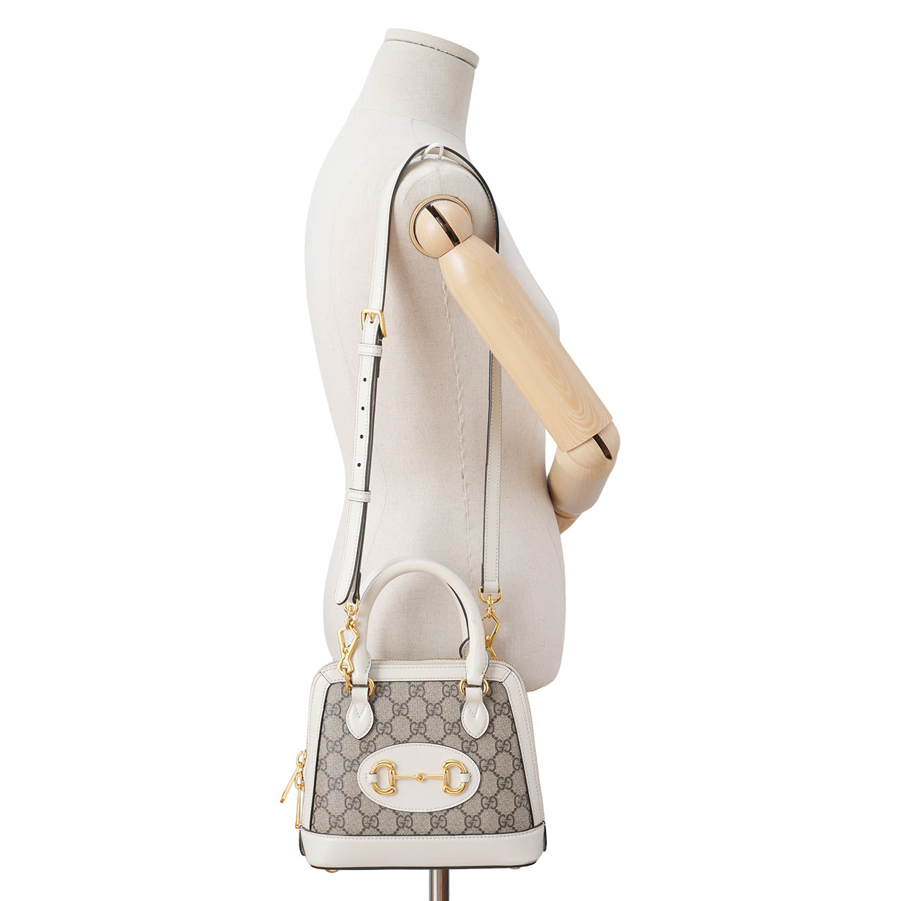 GUCCI(USED)구찌 640716 홀스빗 1955 미니 탑 핸들백