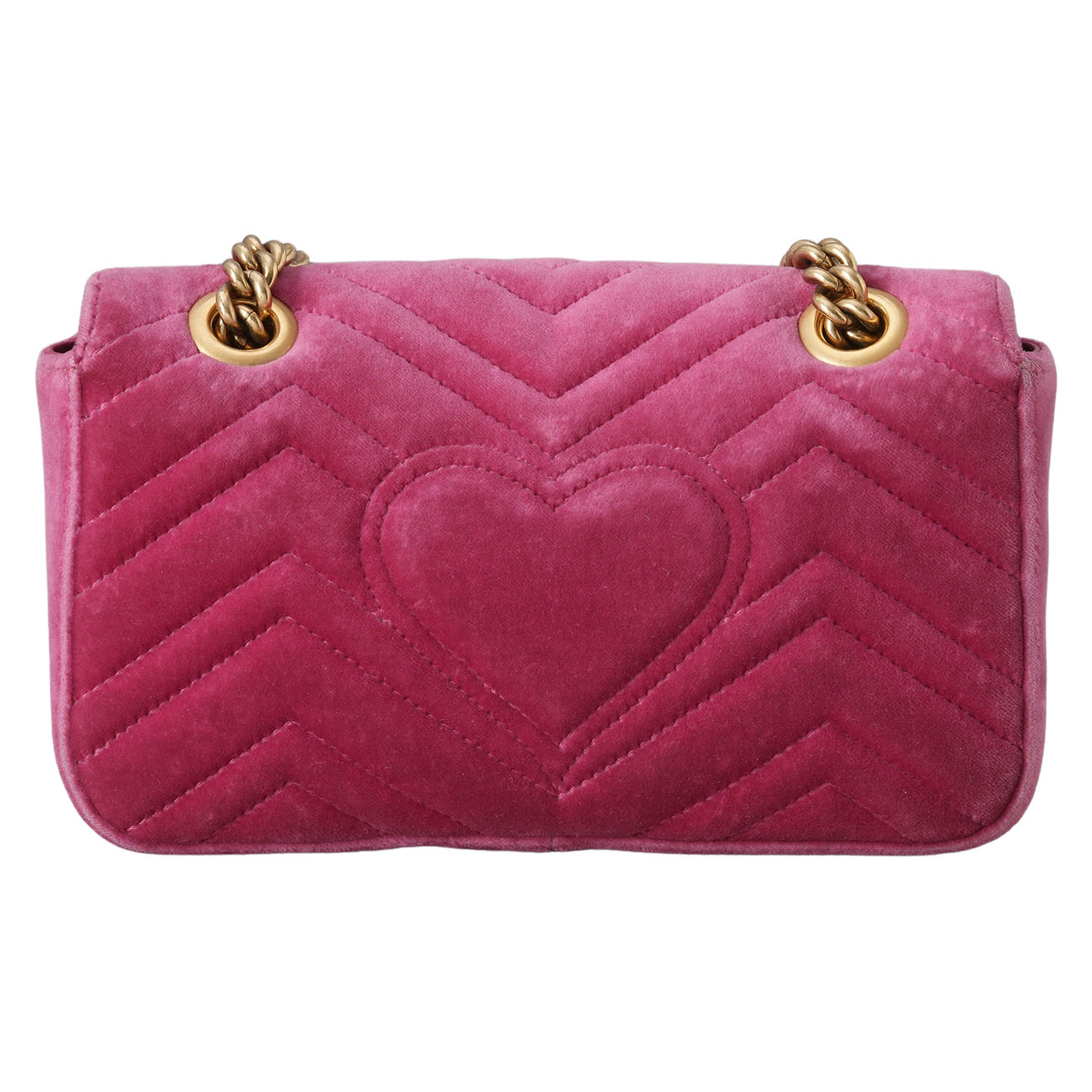 GUCCI(USED)구찌 446744 마트라세 벨벳 숄더백