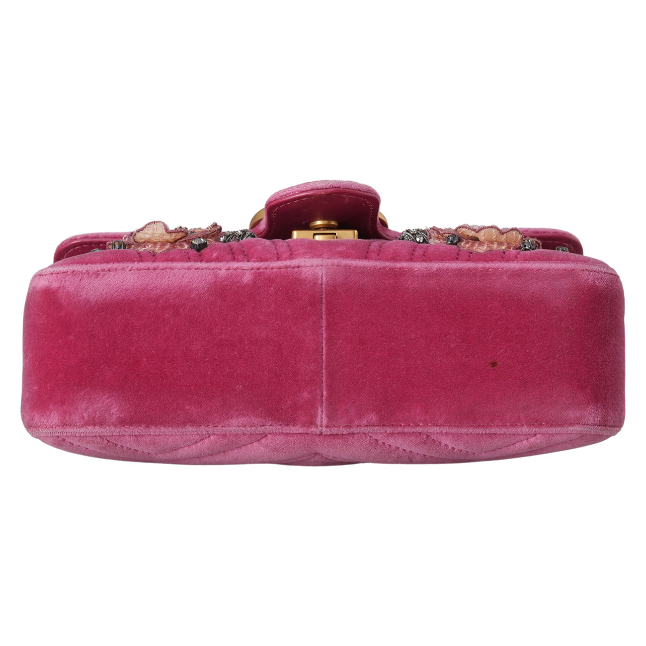GUCCI(USED)구찌 446744 마트라세 벨벳 숄더백