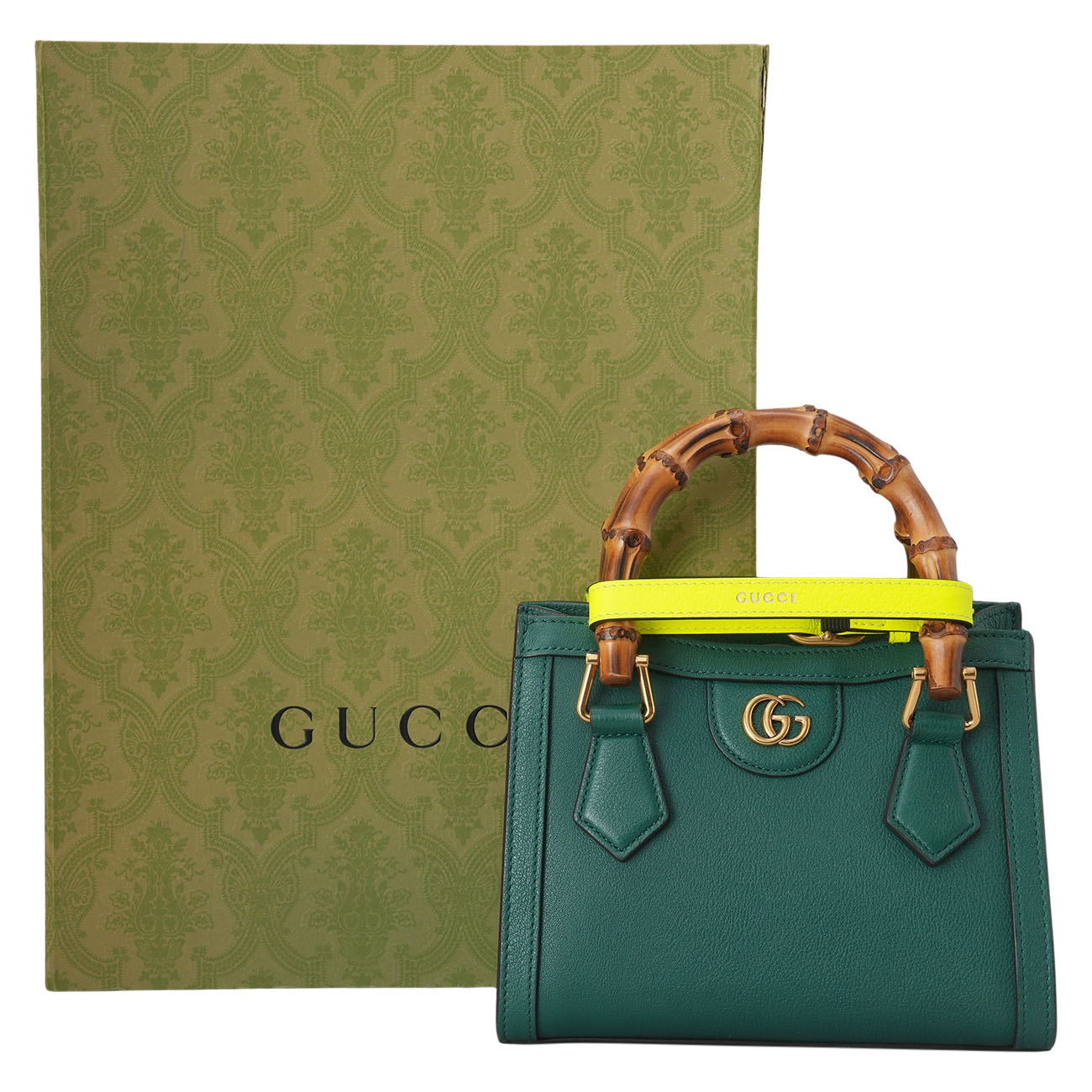 GUCCI(USED)구찌 655661 다이애나 미니 탑핸들 숄더백