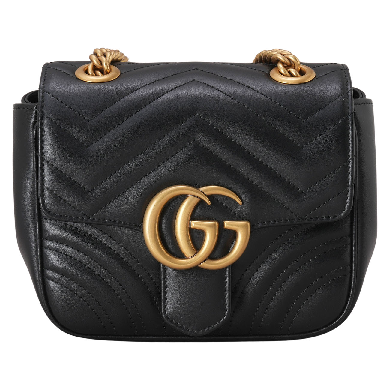 GUCCI(USED)구찌 739682 GG마몽 마틀라세 미니 체인 숄더백
