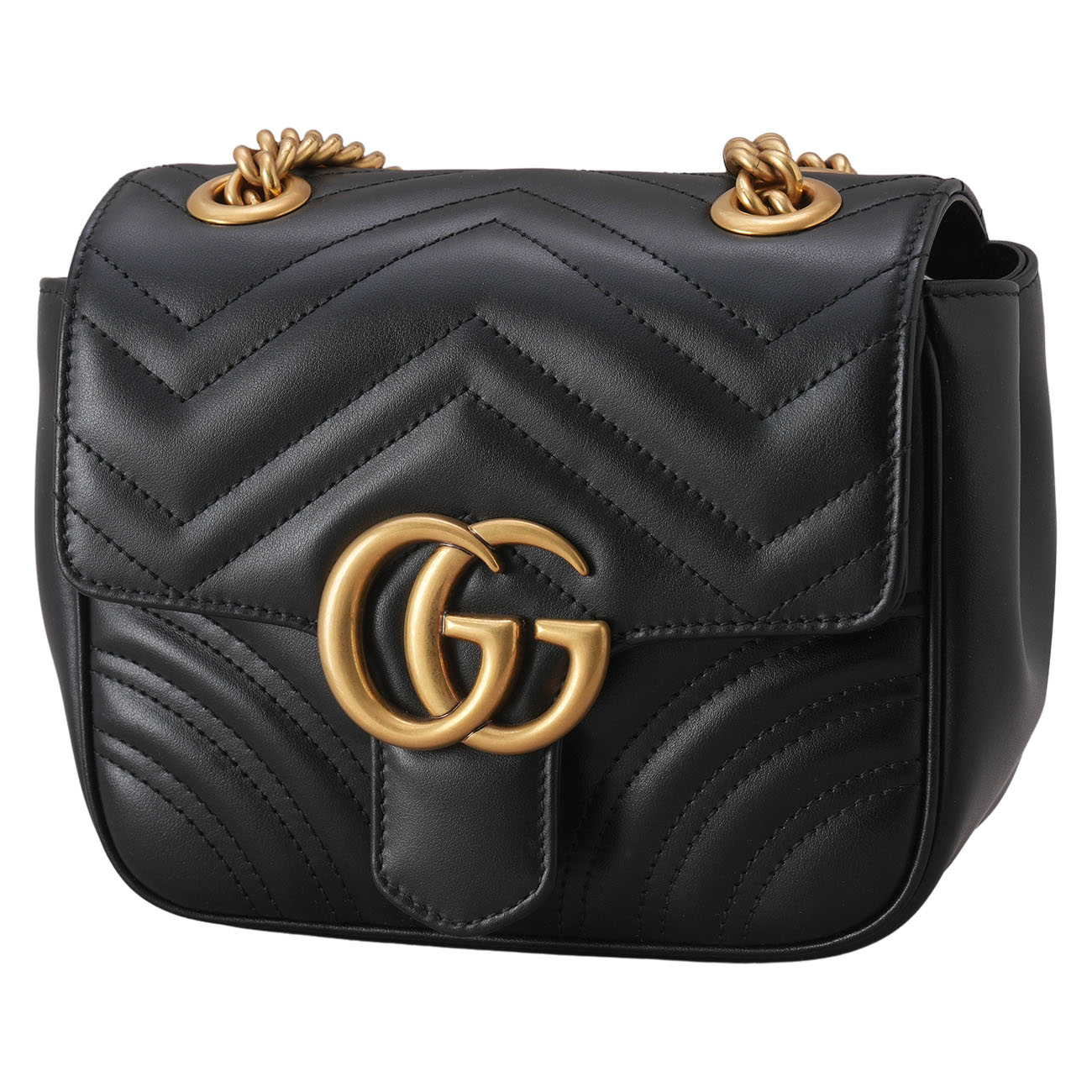GUCCI(USED)구찌 739682 GG마몽 마틀라세 미니 체인 숄더백