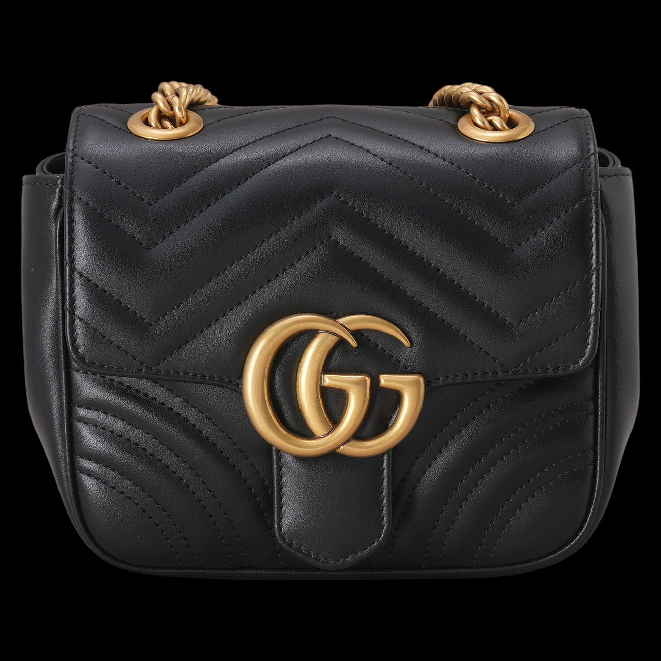 GUCCI(USED)구찌 739682 GG마몽 마틀라세 미니 체인 숄더백
