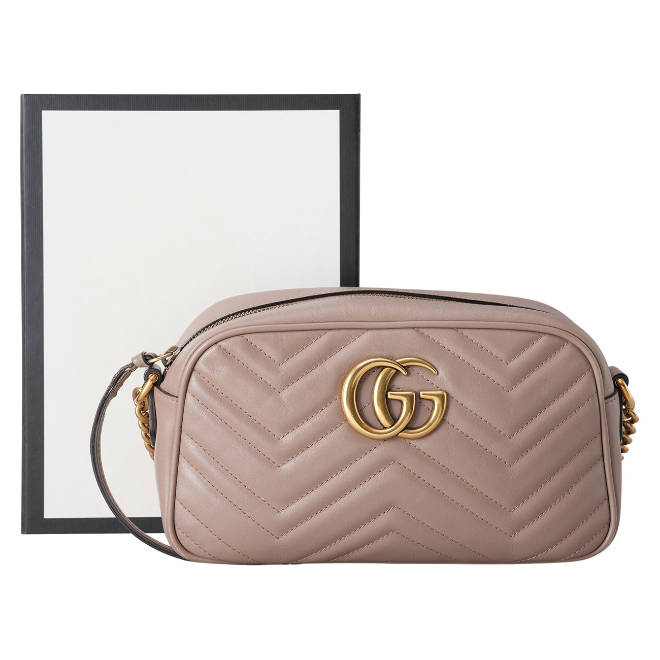 GUCCI(USED)구찌 447632 GG마몽 마틀라세 카메라백