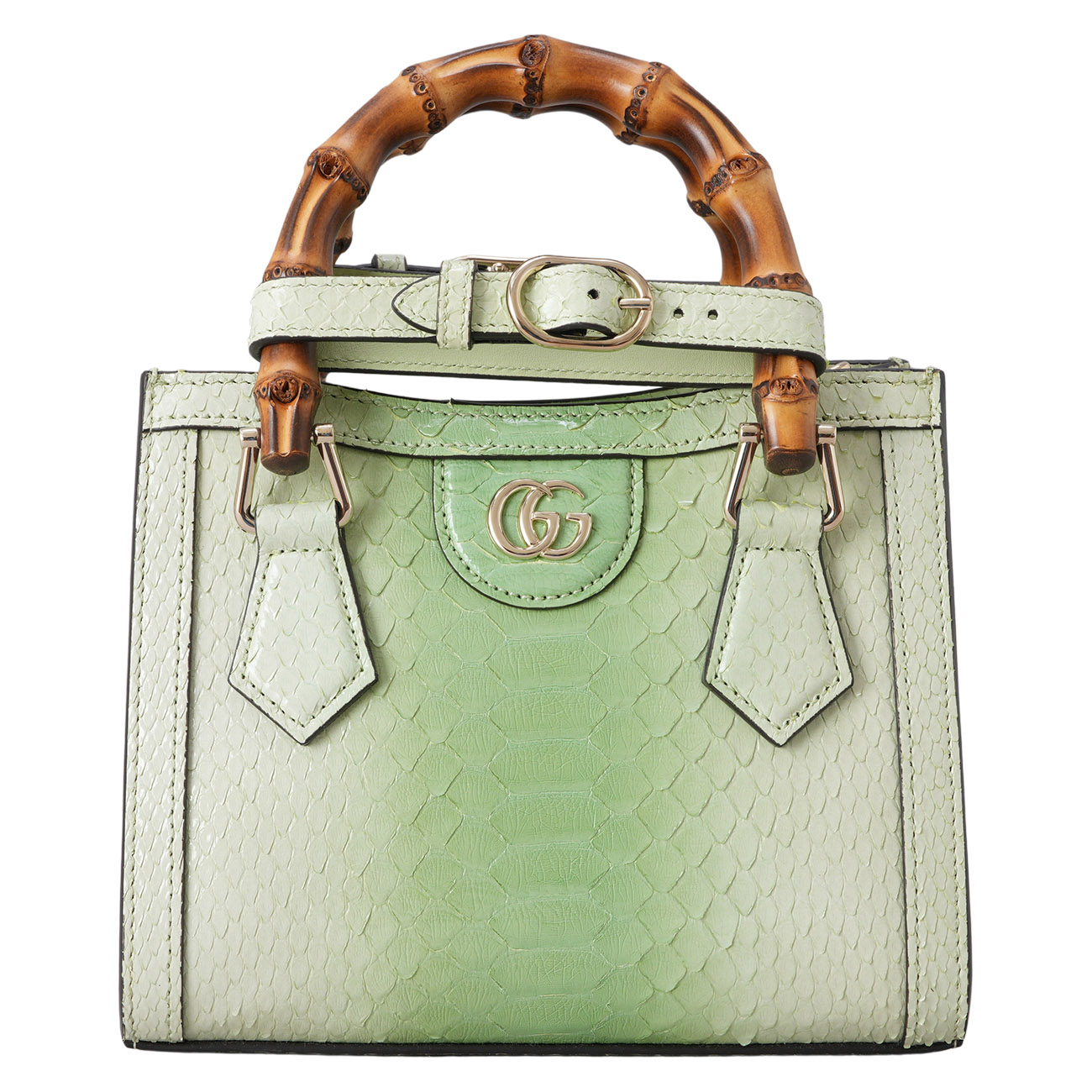 GUCCI(USED)구찌 702732 파이톤 다이애나 미니 토트백