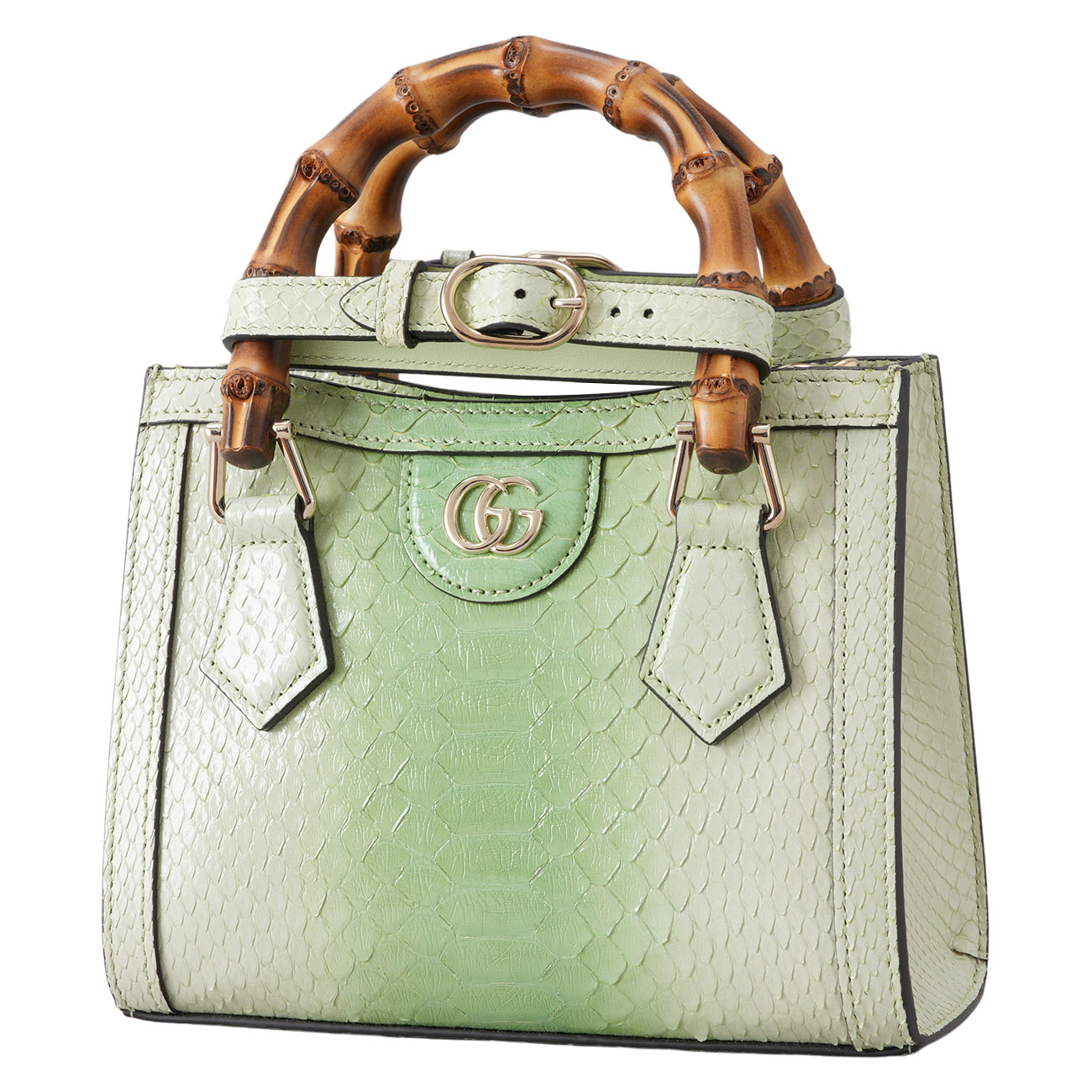 GUCCI(USED)구찌 702732 파이톤 다이애나 미니 토트백