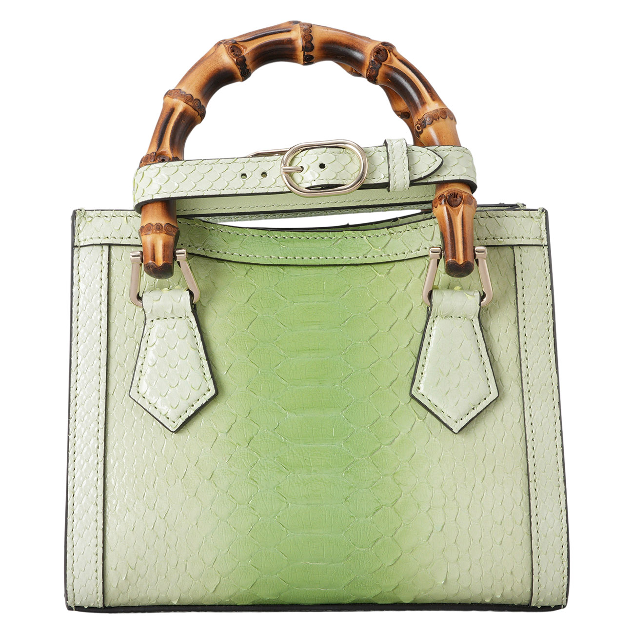 GUCCI(USED)구찌 702732 파이톤 다이애나 미니 토트백