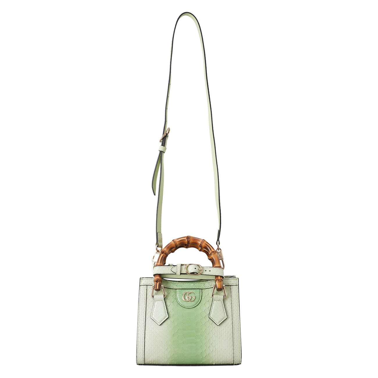 GUCCI(USED)구찌 702732 파이톤 다이애나 미니 토트백