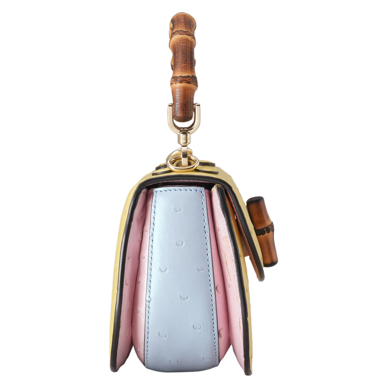 GUCCI(USED)구찌 686864 오스트리치 뱀부 1947 탑핸들 숄더백