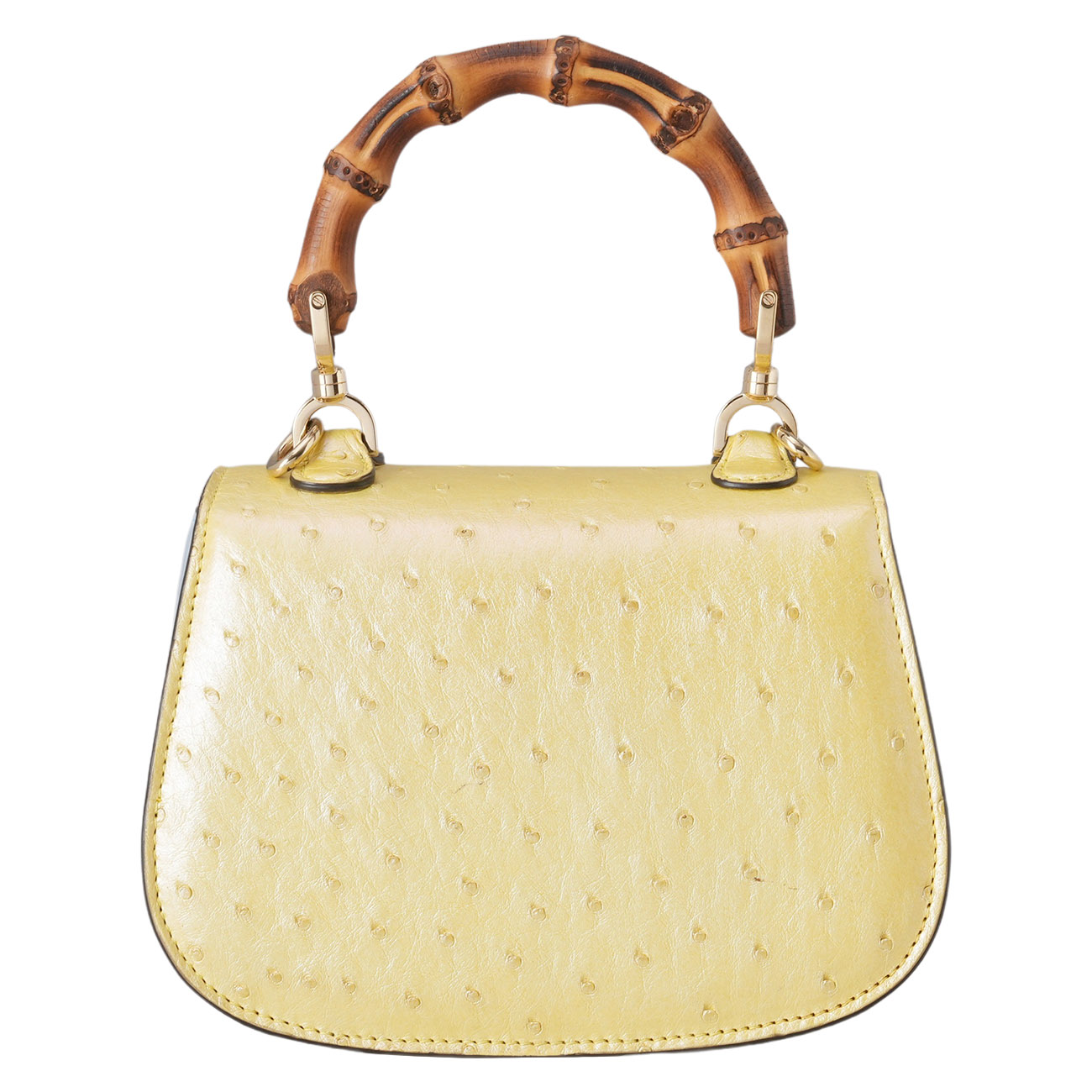 GUCCI(USED)구찌 686864 오스트리치 뱀부 1947 탑핸들 숄더백