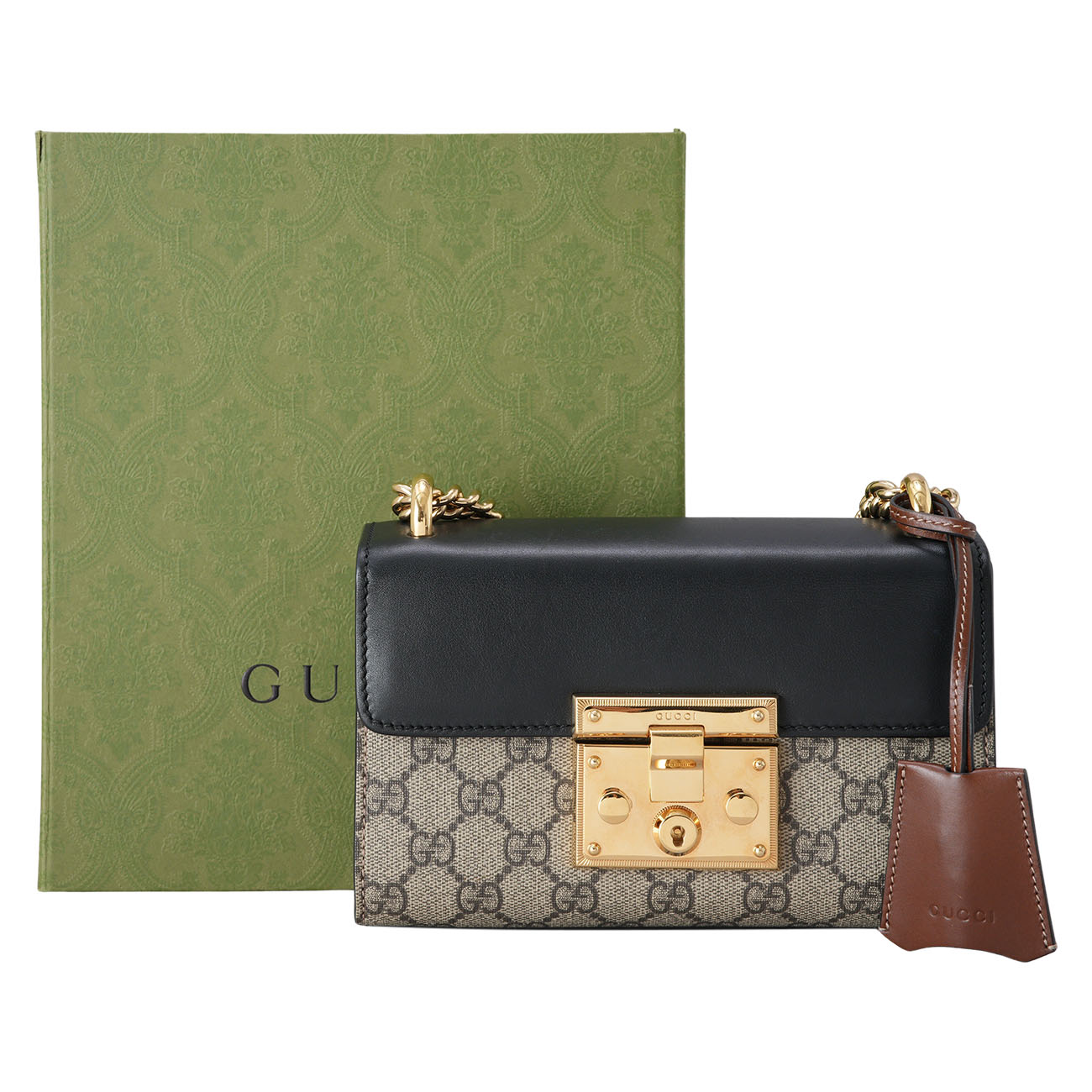 GUCCI(USED)구찌 409487 패드락 체인 숄더백