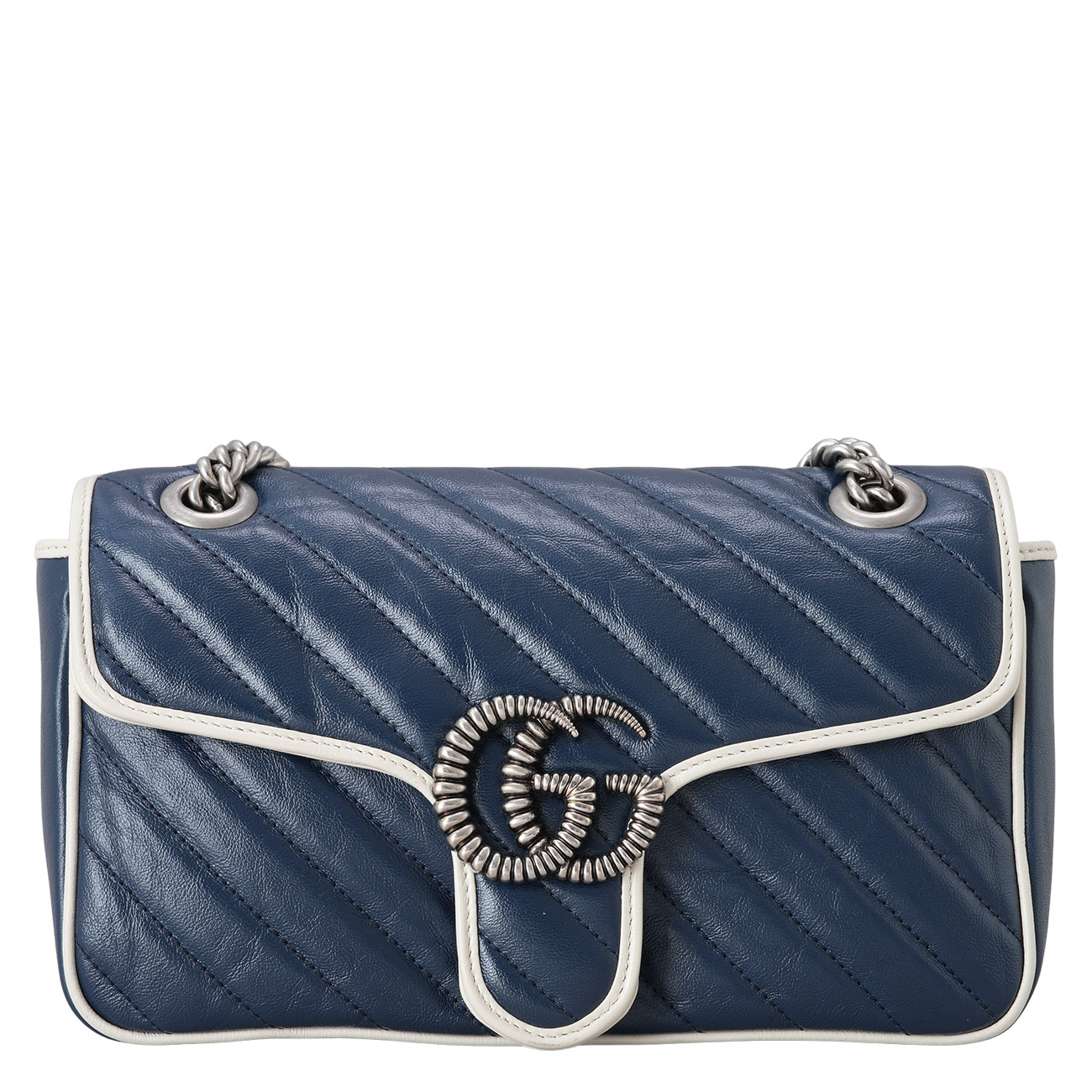 GUCCI(USED)구찌 443497 GG마몽트 마틀라세 체인 숄더백