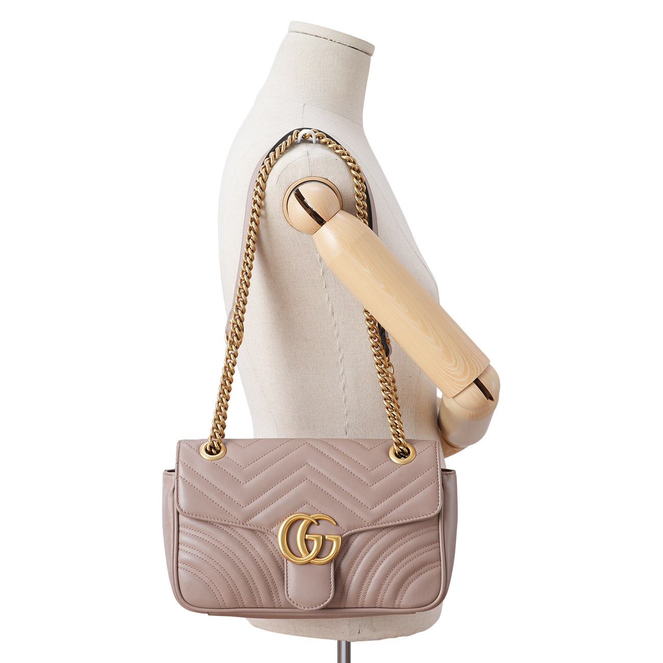 GUCCI(USED)구찌 443497 GG마몽 마틀라세 체인 숄더백
