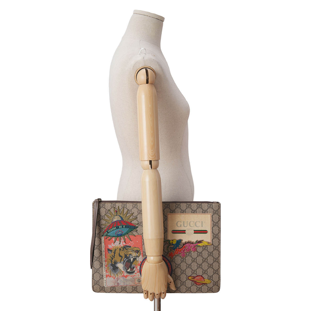 GUCCI(USED)구찌 474083 GG수프림 멀티패치 클러치(숄더백)