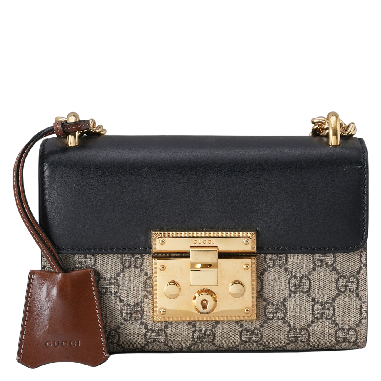 GUCCI(USED)구찌 409487 패드락 체인 숄더백