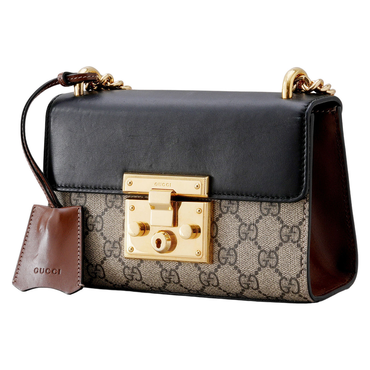 GUCCI(USED)구찌 409487 패드락 체인 숄더백