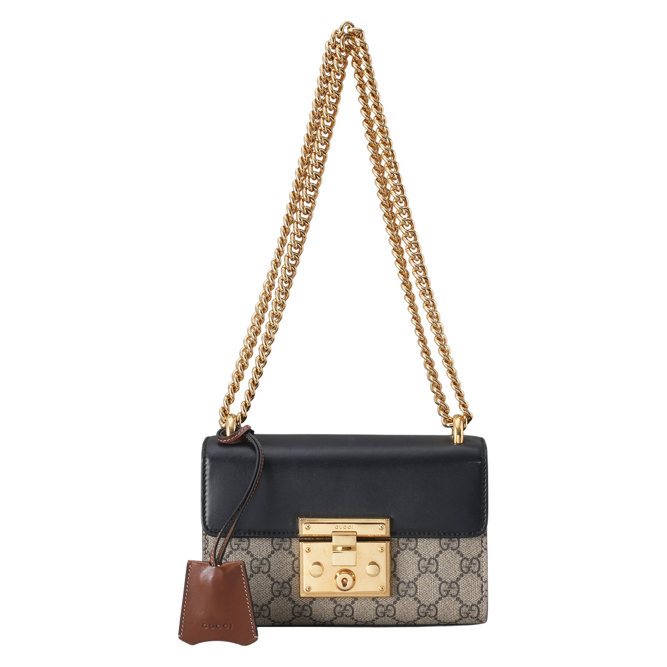 GUCCI(USED)구찌 409487 패드락 체인 숄더백