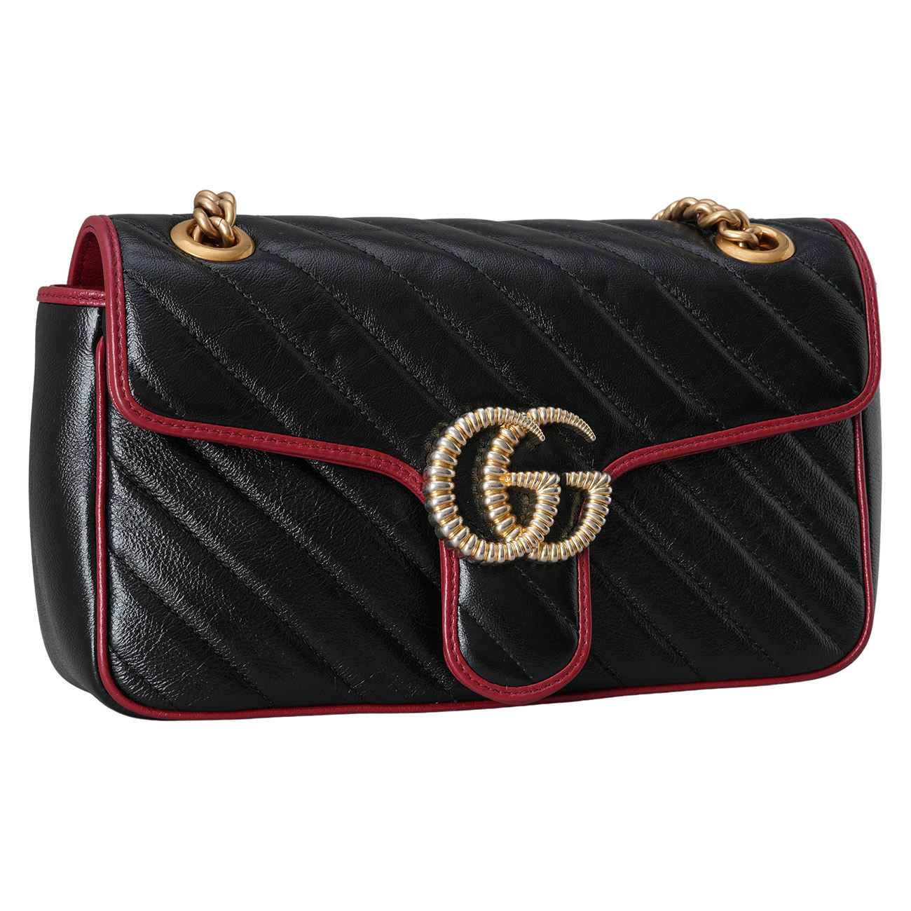 GUCCI(USED)구찌 443497 GG마몽 마틀라세 체인 숄더백