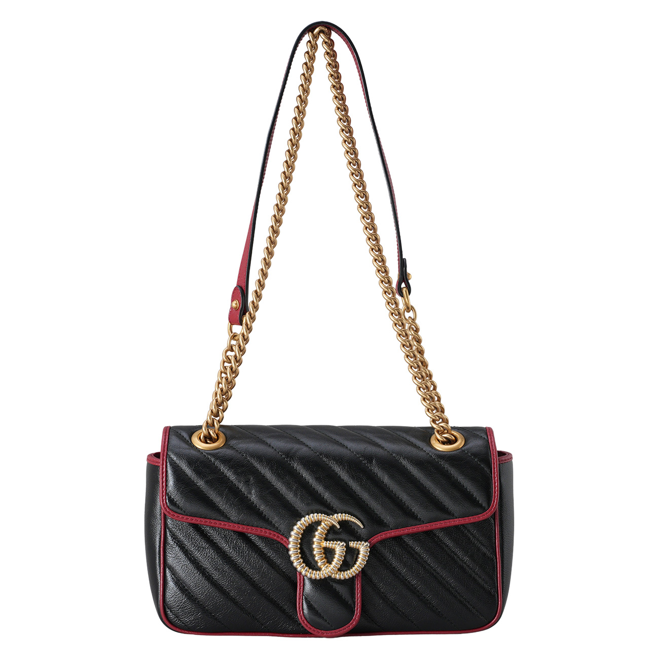 GUCCI(USED)구찌 443497 GG마몽 마틀라세 체인 숄더백