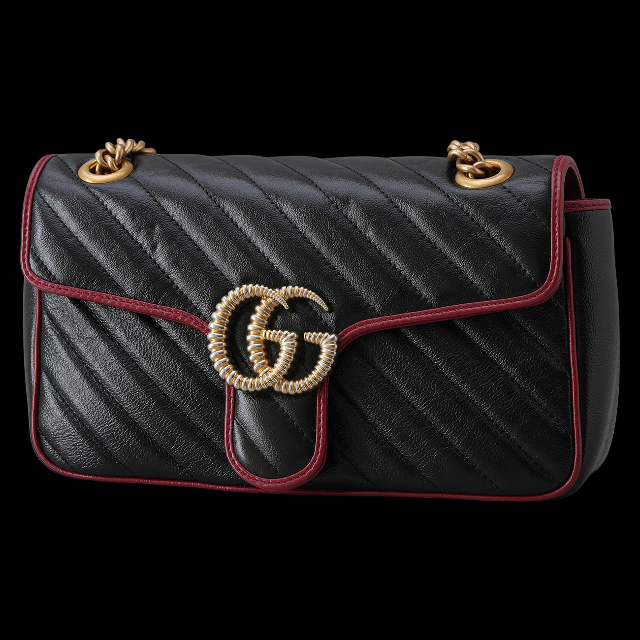GUCCI(USED)구찌 443497 GG마몽 마틀라세 체인 숄더백