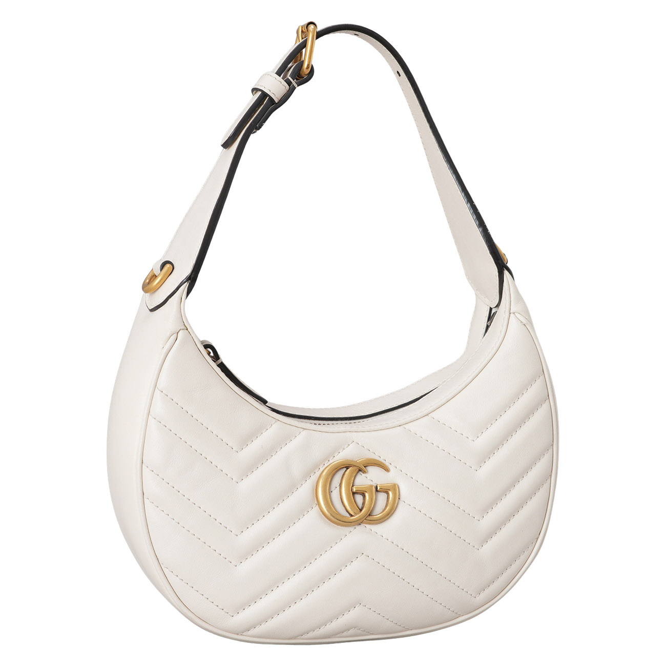 GUCCI(USED)구찌 699514 GG마몽 마틀라세 하프문 미니백