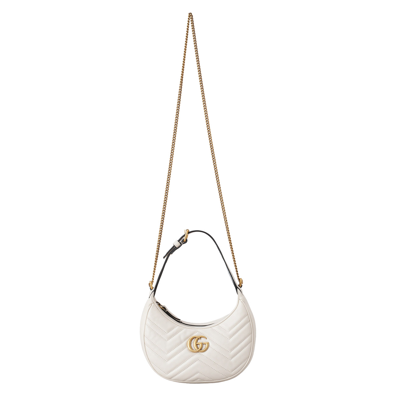 GUCCI(USED)구찌 699514 GG마몽 마틀라세 하프문 미니백