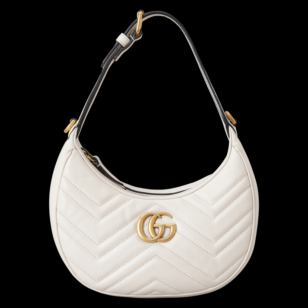 GUCCI(USED)구찌 699514 GG마몽 마틀라세 하프문 미니백