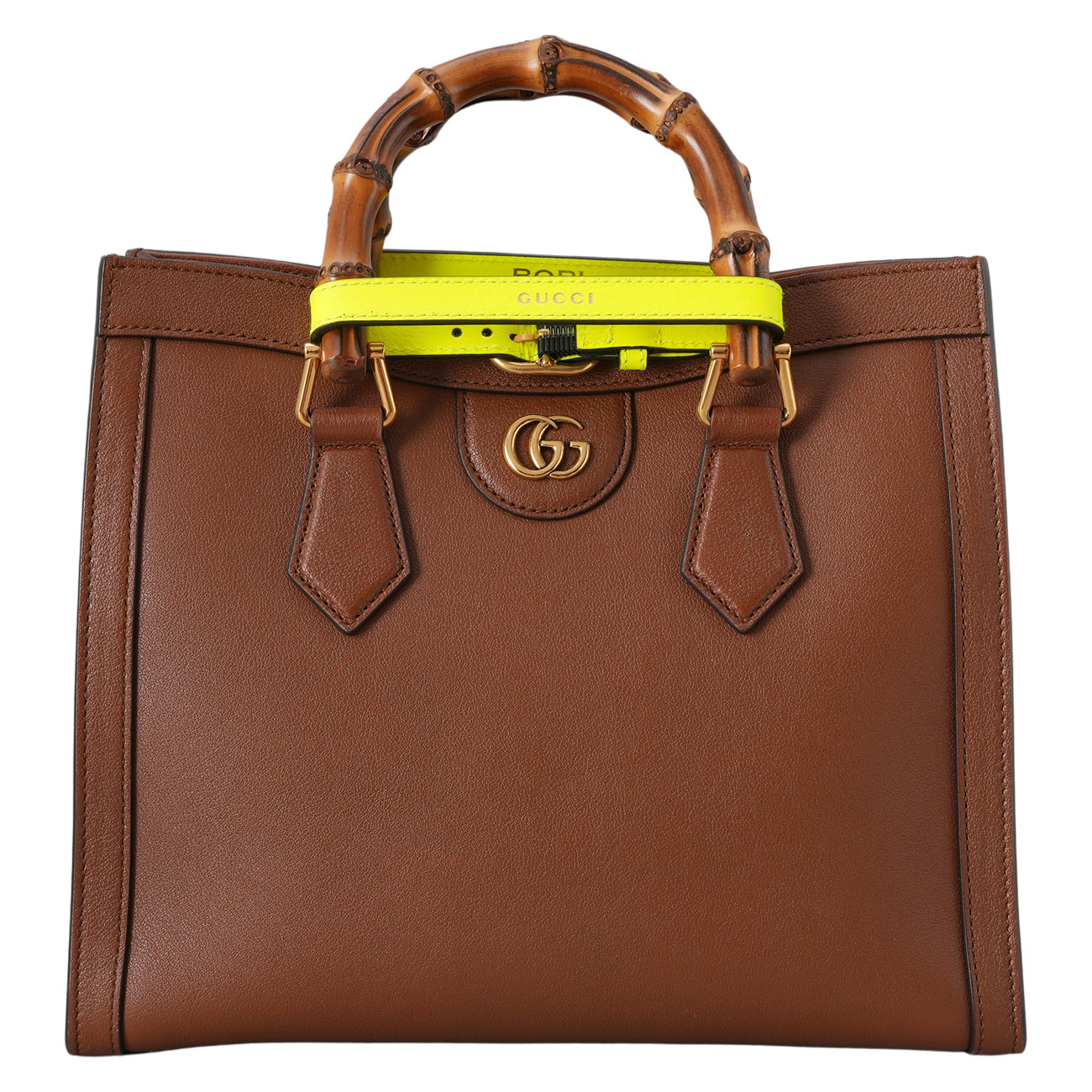 GUCCI(USED)구찌&lrm; 660195 다이애나 뱀부 스몰 토트백