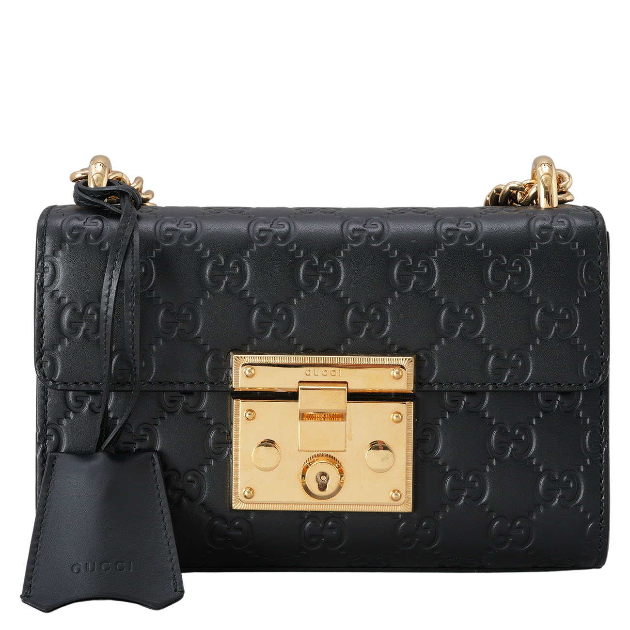 GUCCI(USED)구찌 409487 패드락 체인 숄더백