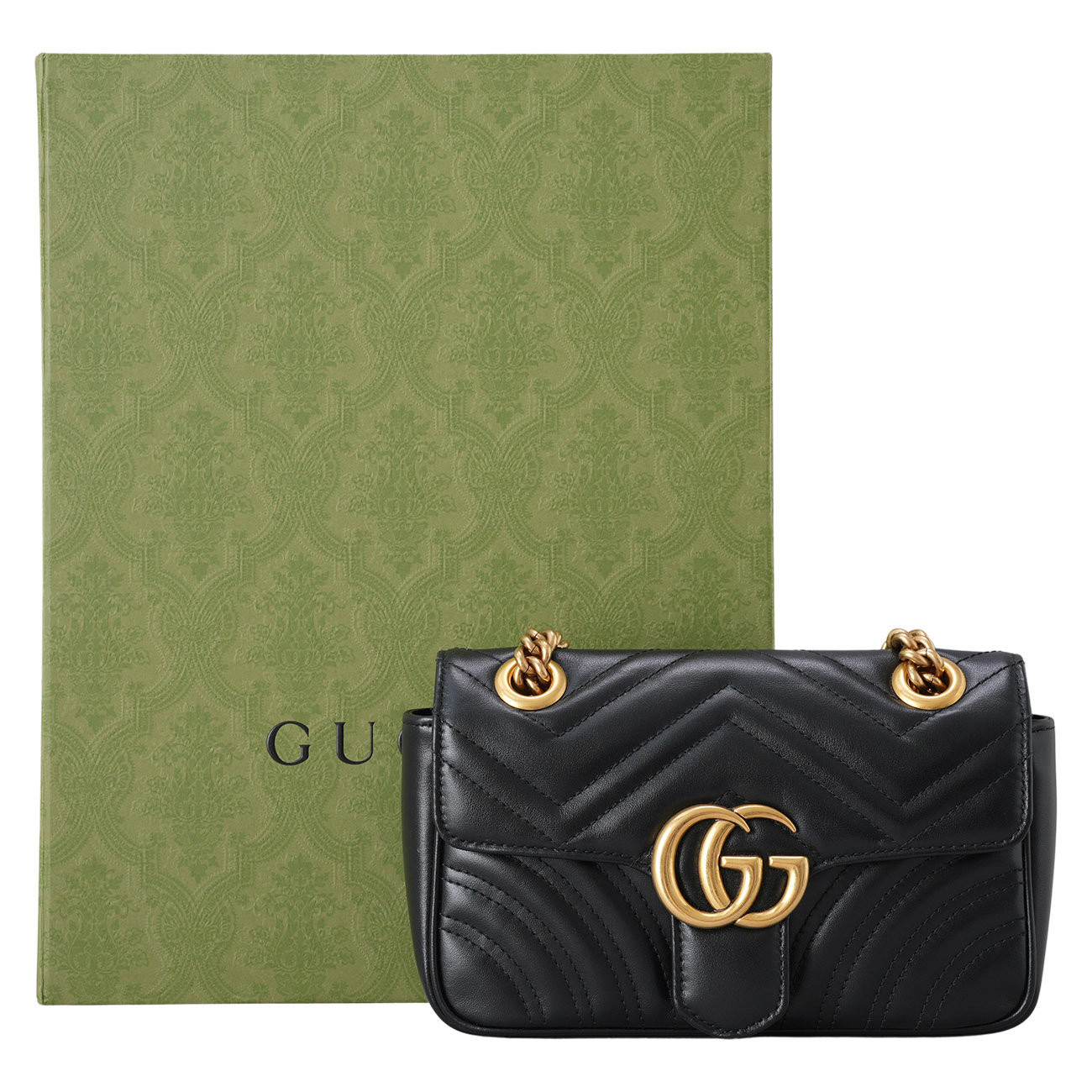 GUCCI(USED)구찌 446744 GG 마몽 마틀라세 숄더백