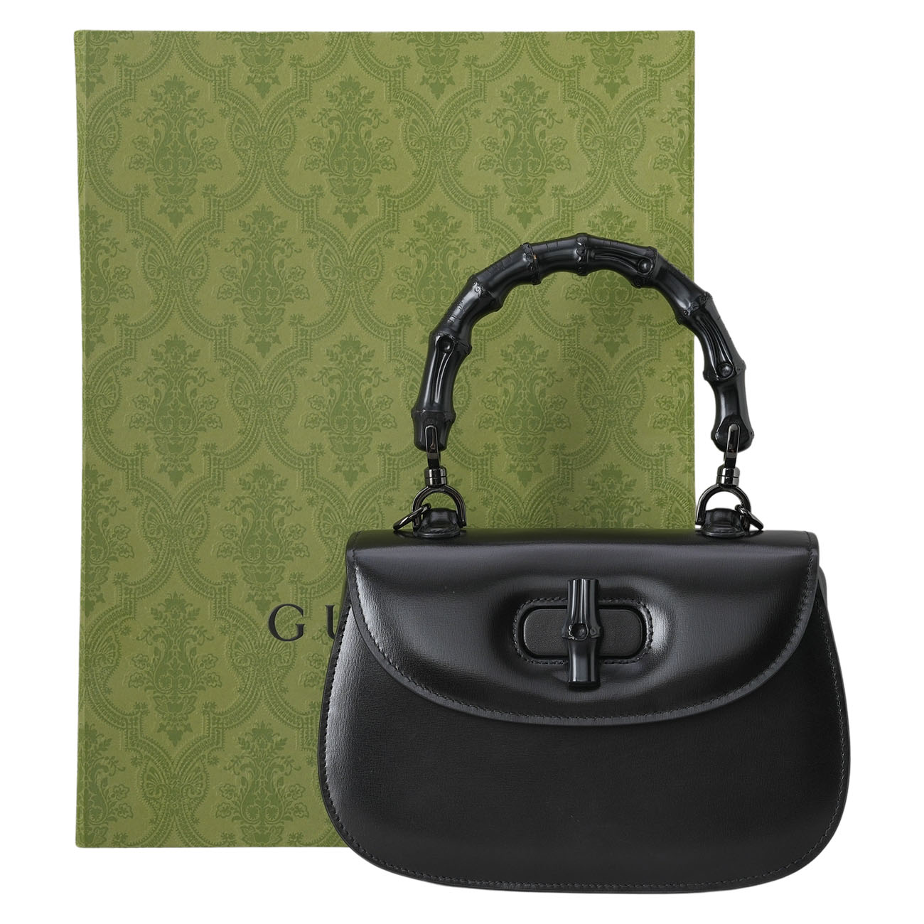 GUCCI(USED)구찌 675797 뱀부 1947 미니 탑핸들 숄더백
