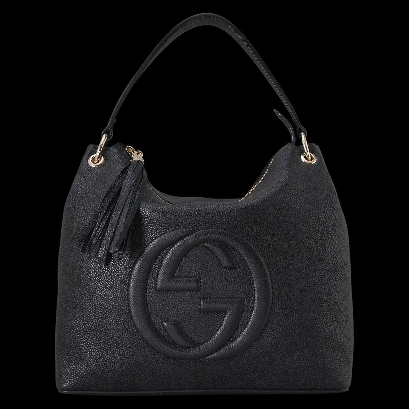GUCCI(USED)구찌 536194 소호테슬 호보백 블랙