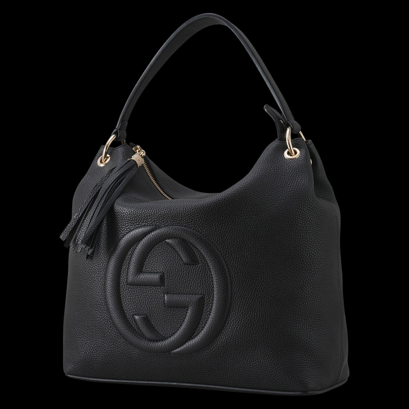 GUCCI(USED)구찌 536194 소호테슬 호보백 블랙