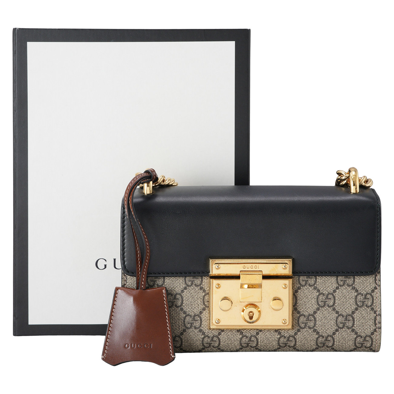 GUCCI(USED)구찌 409487 패들락 체인 숄더백