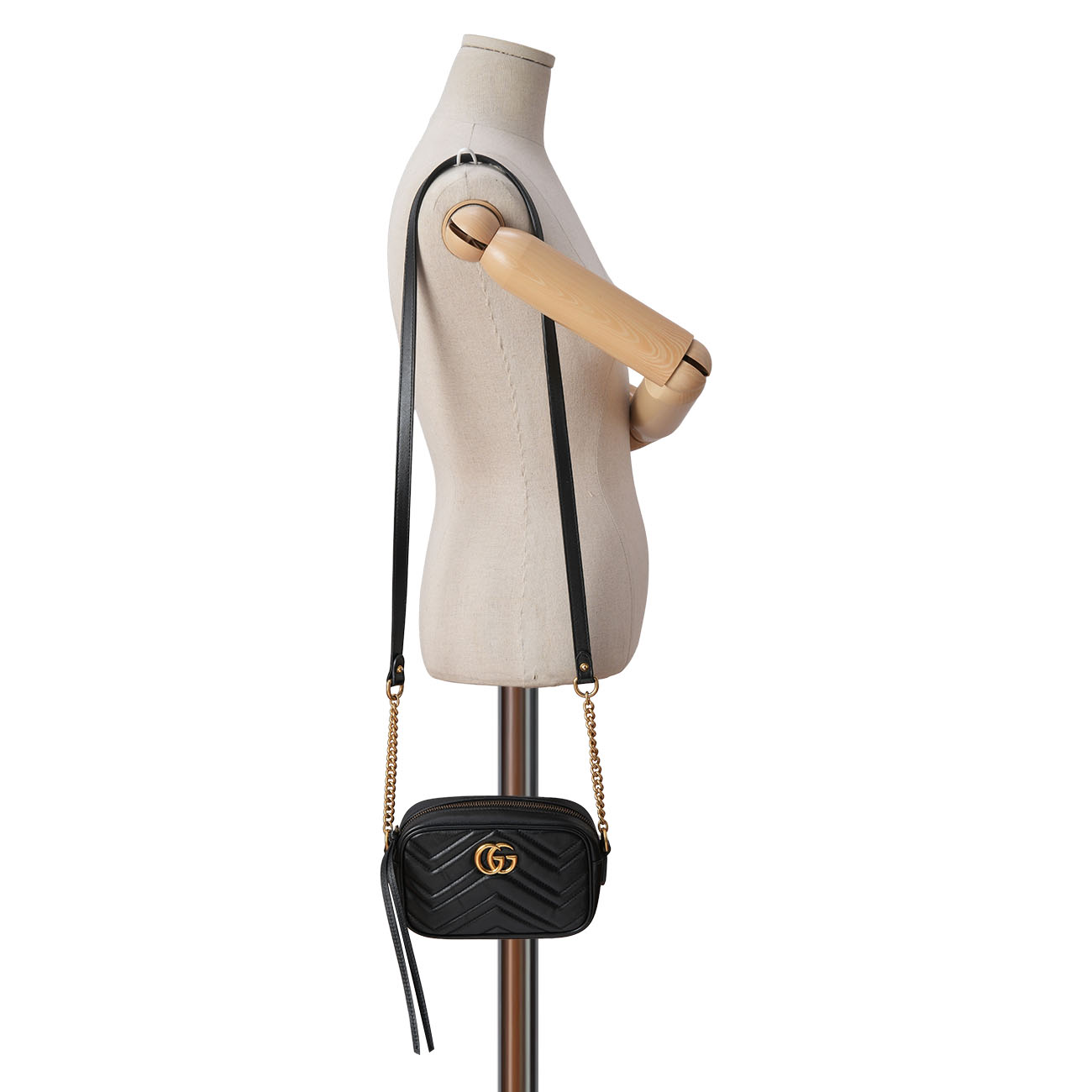 GUCCI(USED)구찌 448065 GG마몽 마틀라세 미니 카메라백