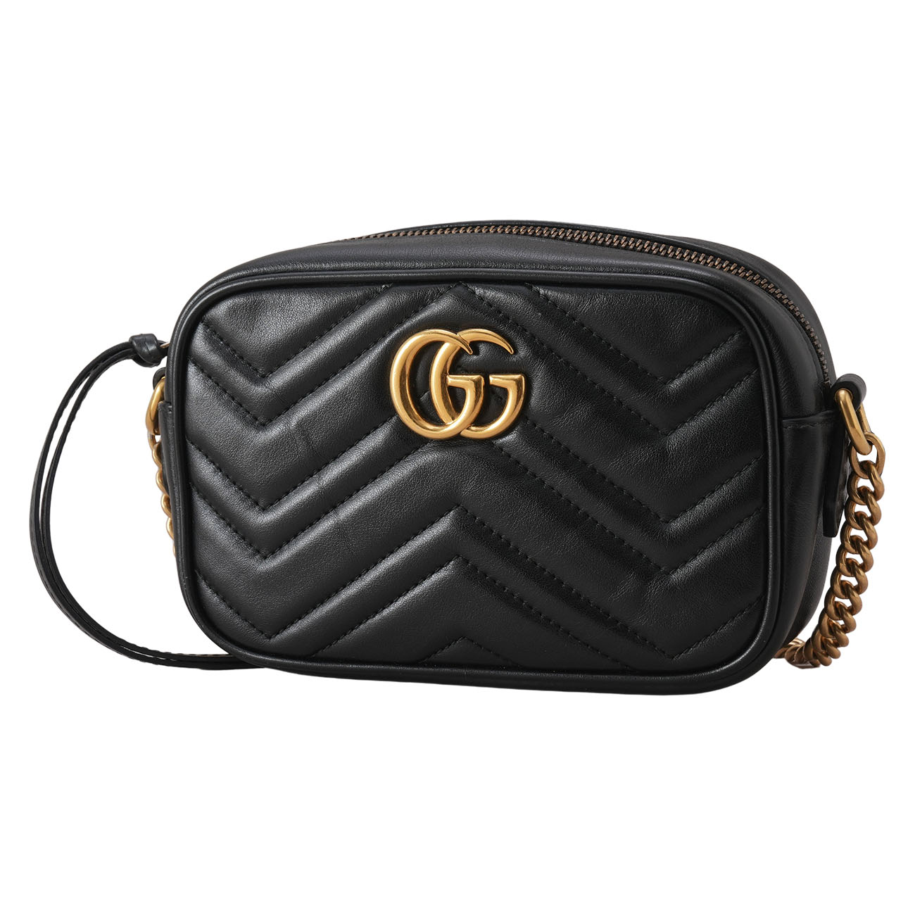 GUCCI(USED)구찌 448065 GG마몽 마틀라세 미니 카메라백