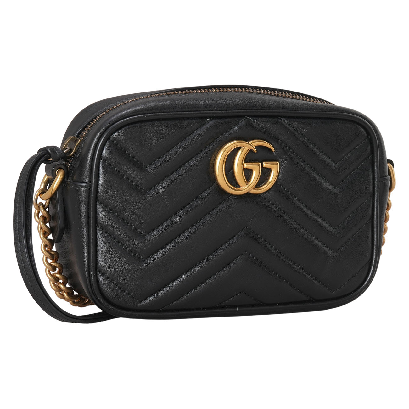 GUCCI(USED)구찌 448065 GG마몽 마틀라세 미니 카메라백
