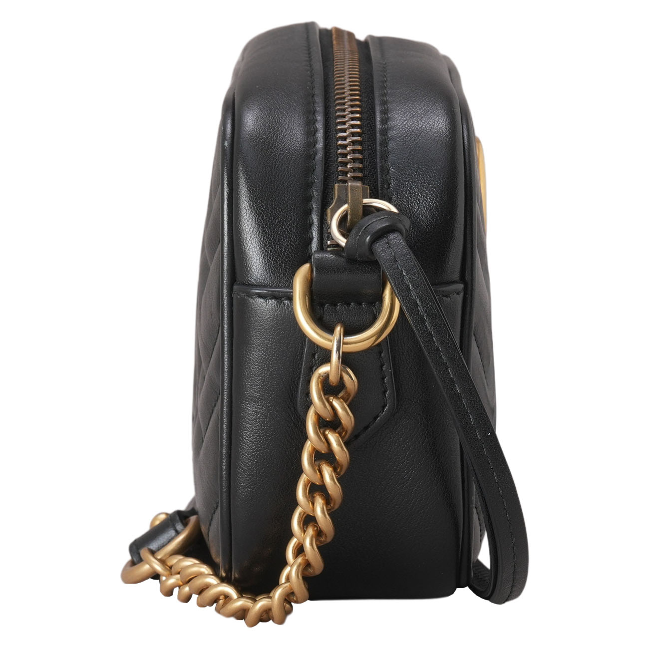 GUCCI(USED)구찌 448065 GG마몽 마틀라세 미니 카메라백