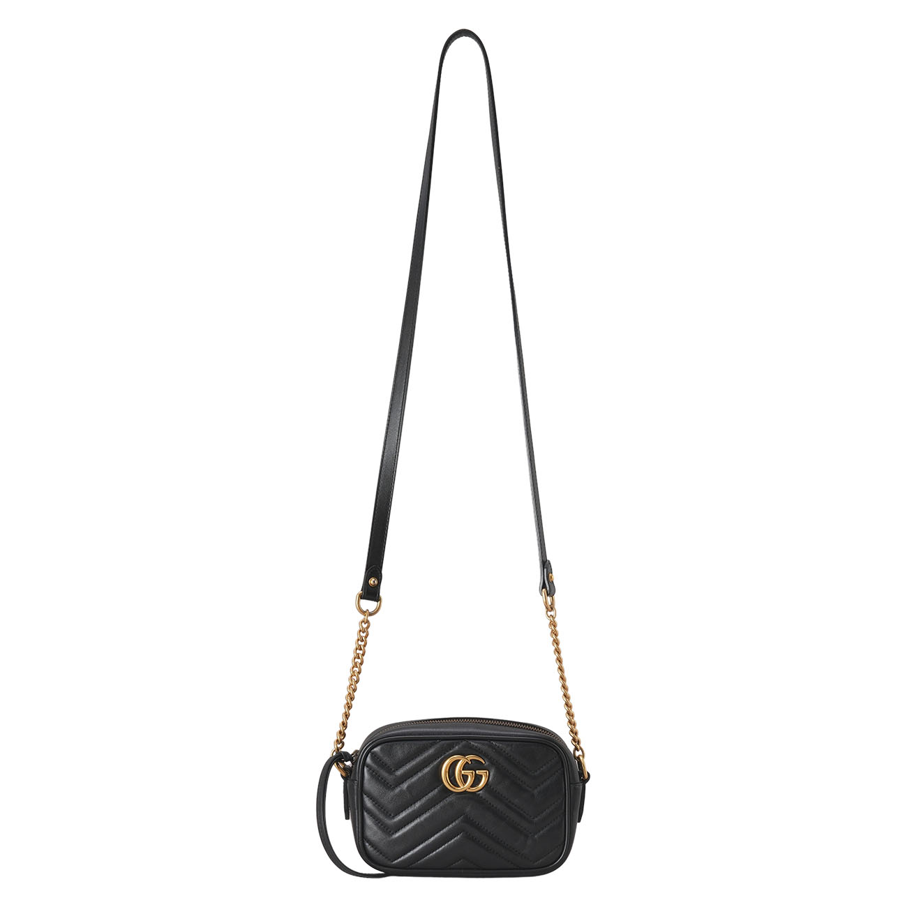 GUCCI(USED)구찌 448065 GG마몽 마틀라세 미니 카메라백