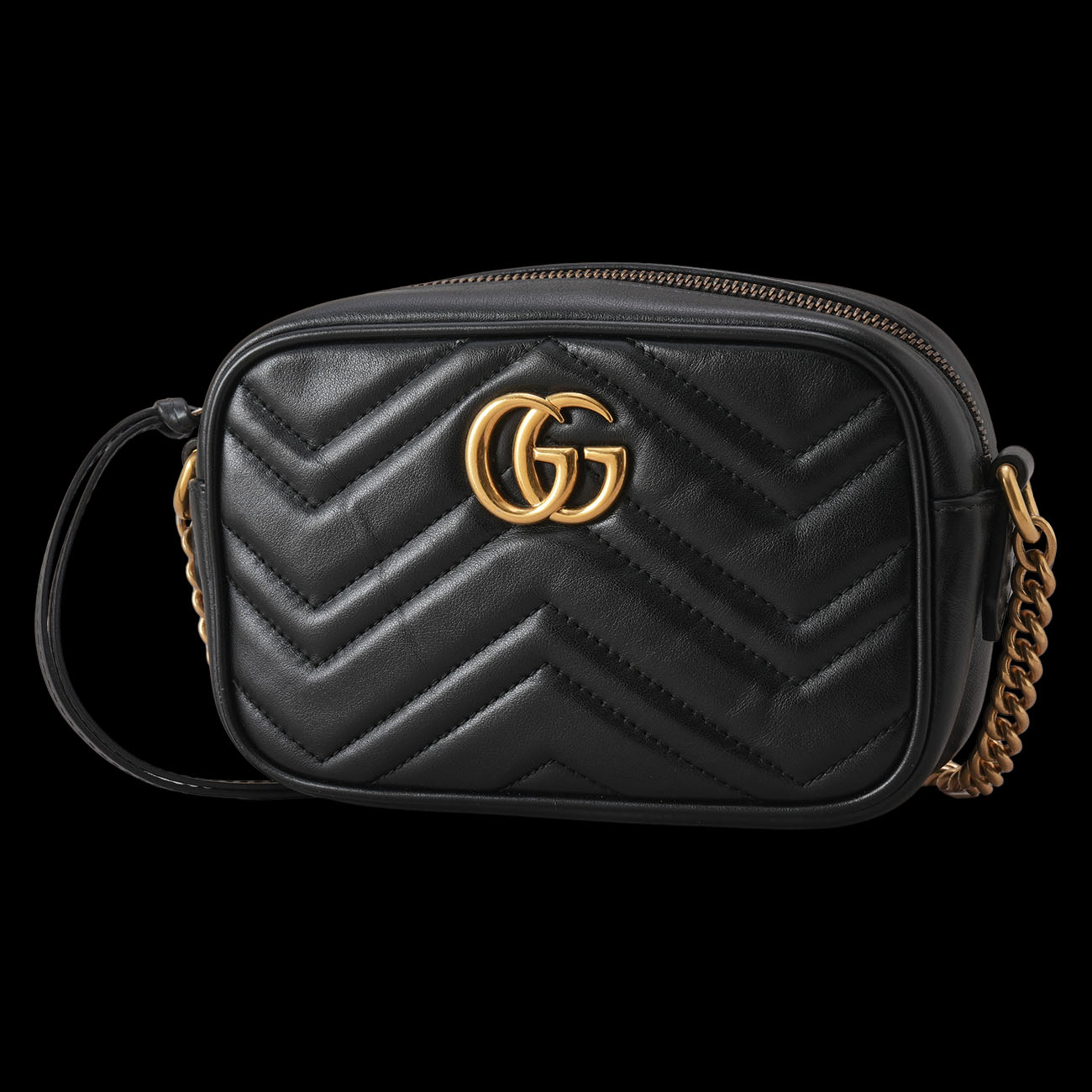 GUCCI(USED)구찌 448065 GG마몽 마틀라세 미니 카메라백