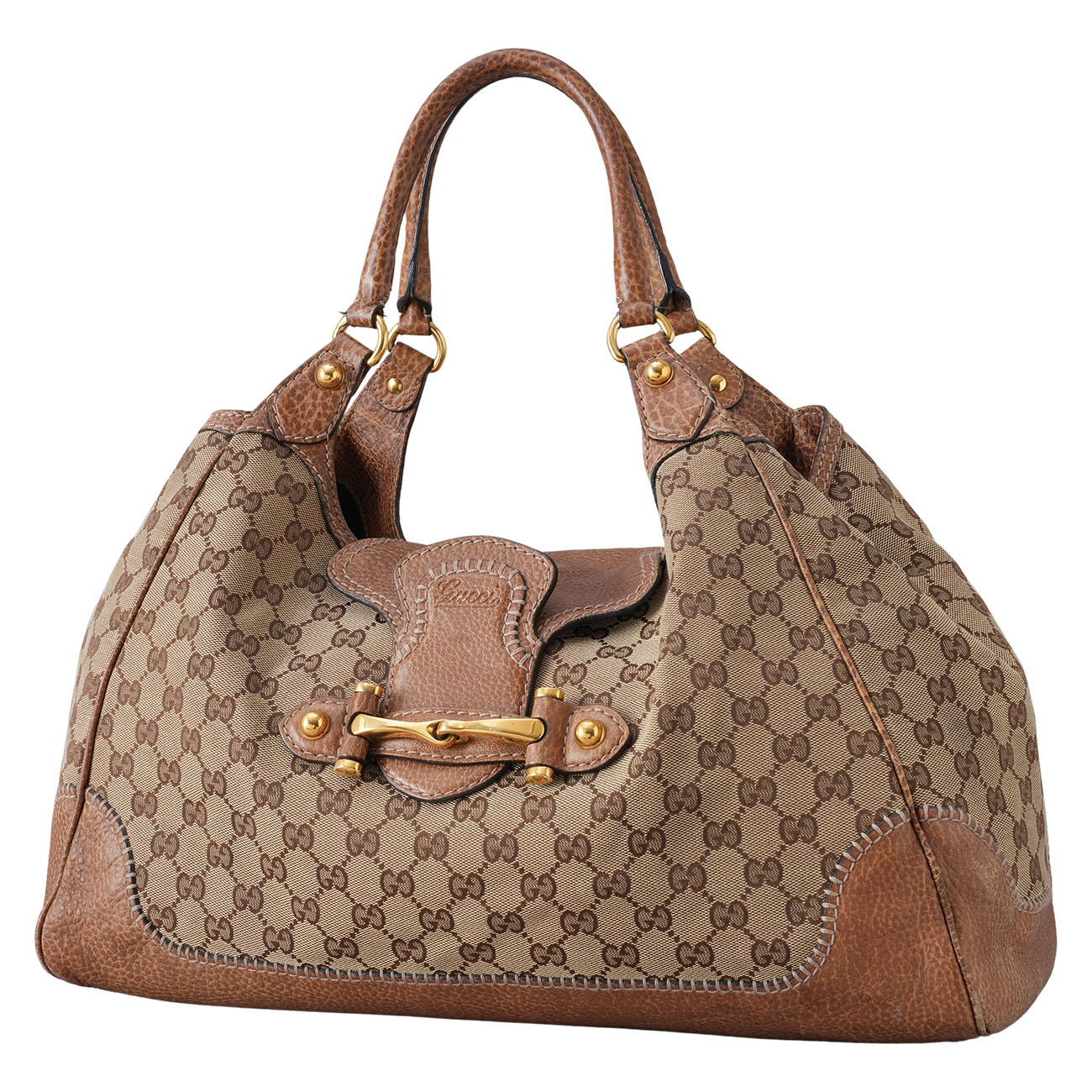 GUCCI(USED)구찌 223958 뉴펠햄 펠로 홀스빗 호보 숄더백