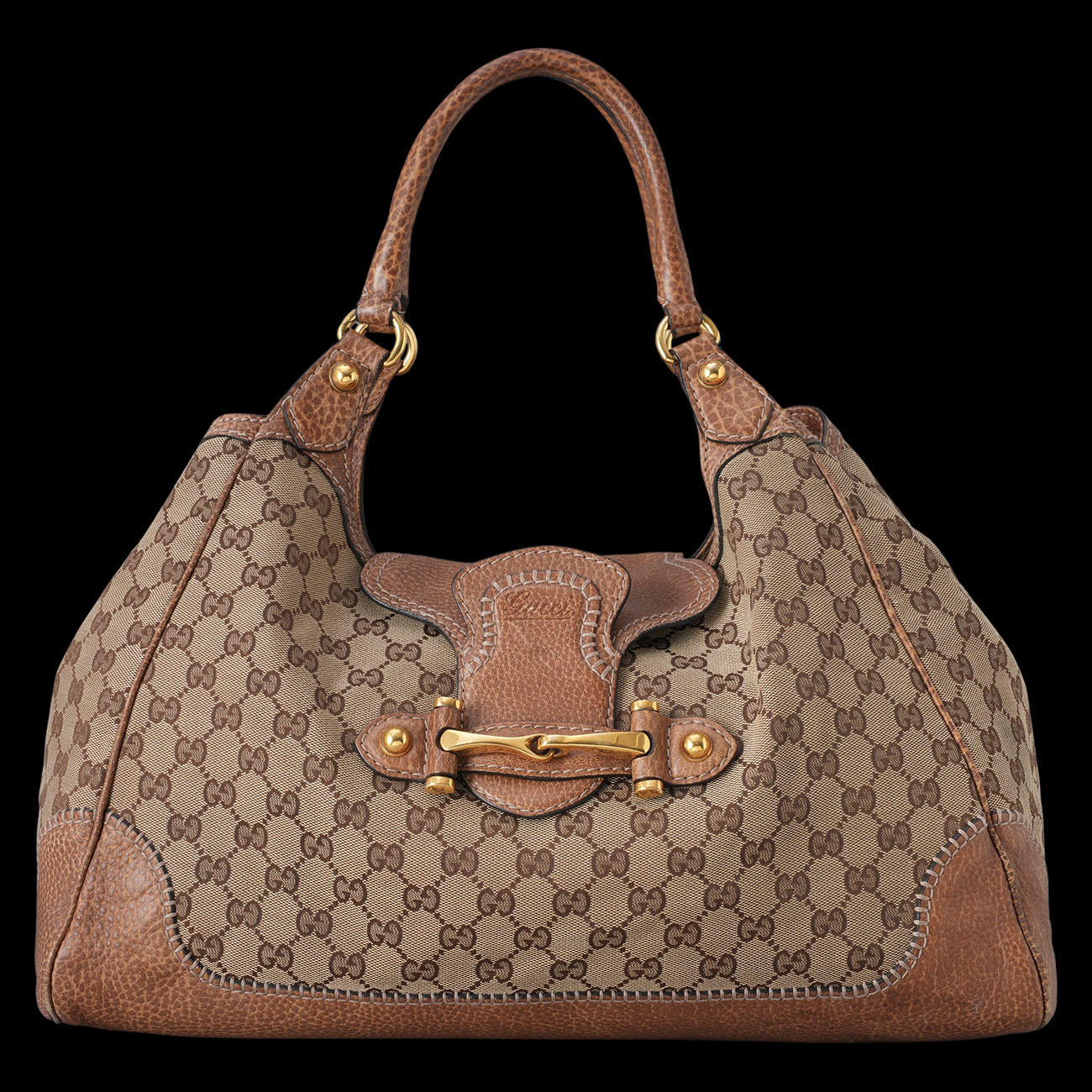 GUCCI(USED)구찌 223958 뉴펠햄 펠로 홀스빗 호보 숄더백