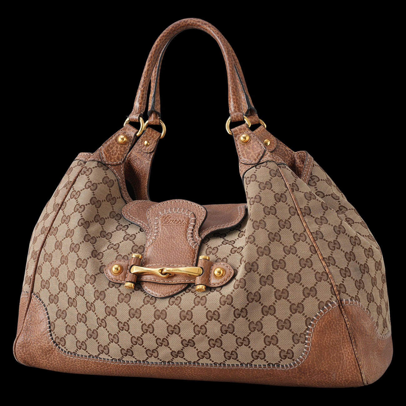 GUCCI(USED)구찌 223958 뉴펠햄 펠로 홀스빗 호보 숄더백