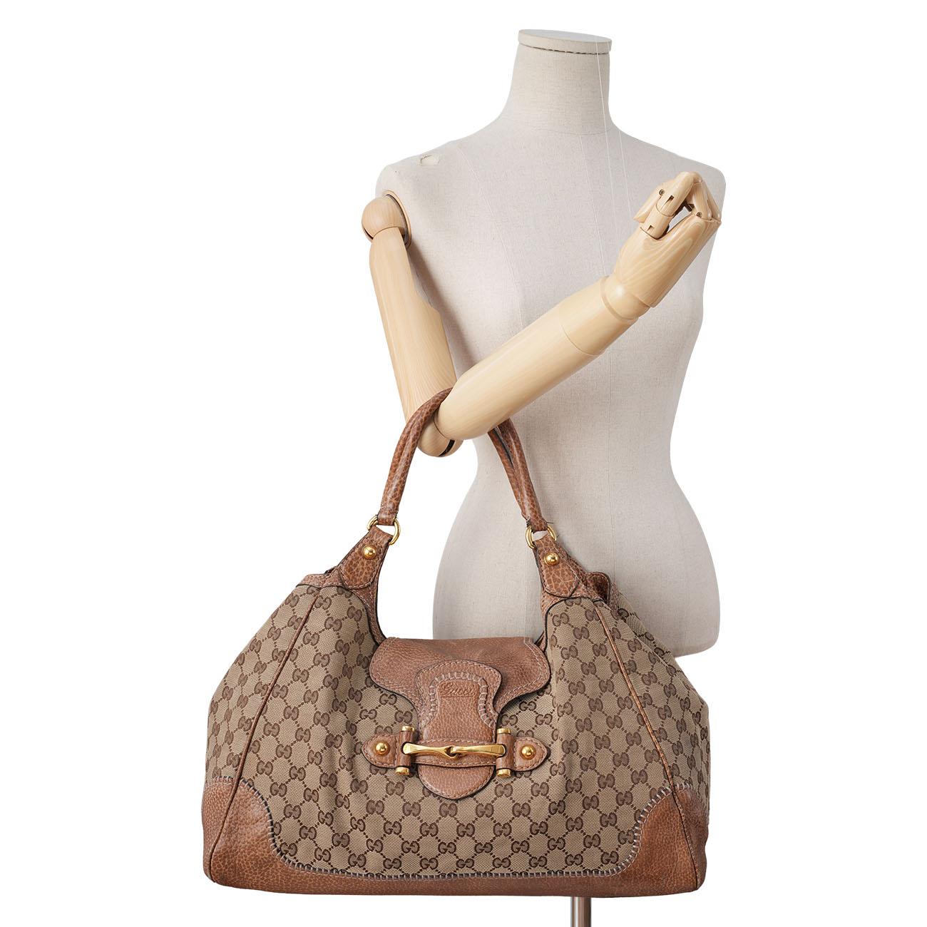 GUCCI(USED)구찌 223958 뉴펠햄 펠로 홀스빗 호보 숄더백