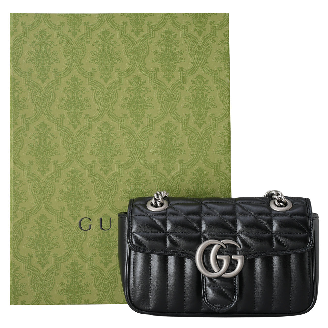 GUCCI(USED)구찌 476433 마몽 마틀라쎄 수퍼 미니 체인 크로스백