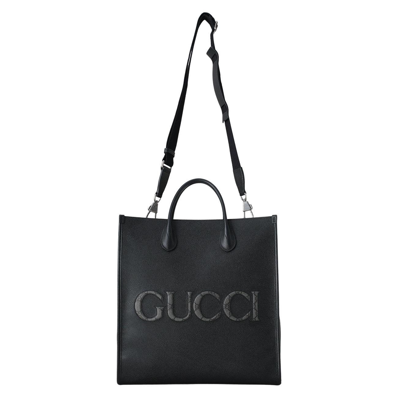 GUCCI(USED)구찌 770975 로고 레더 토트백