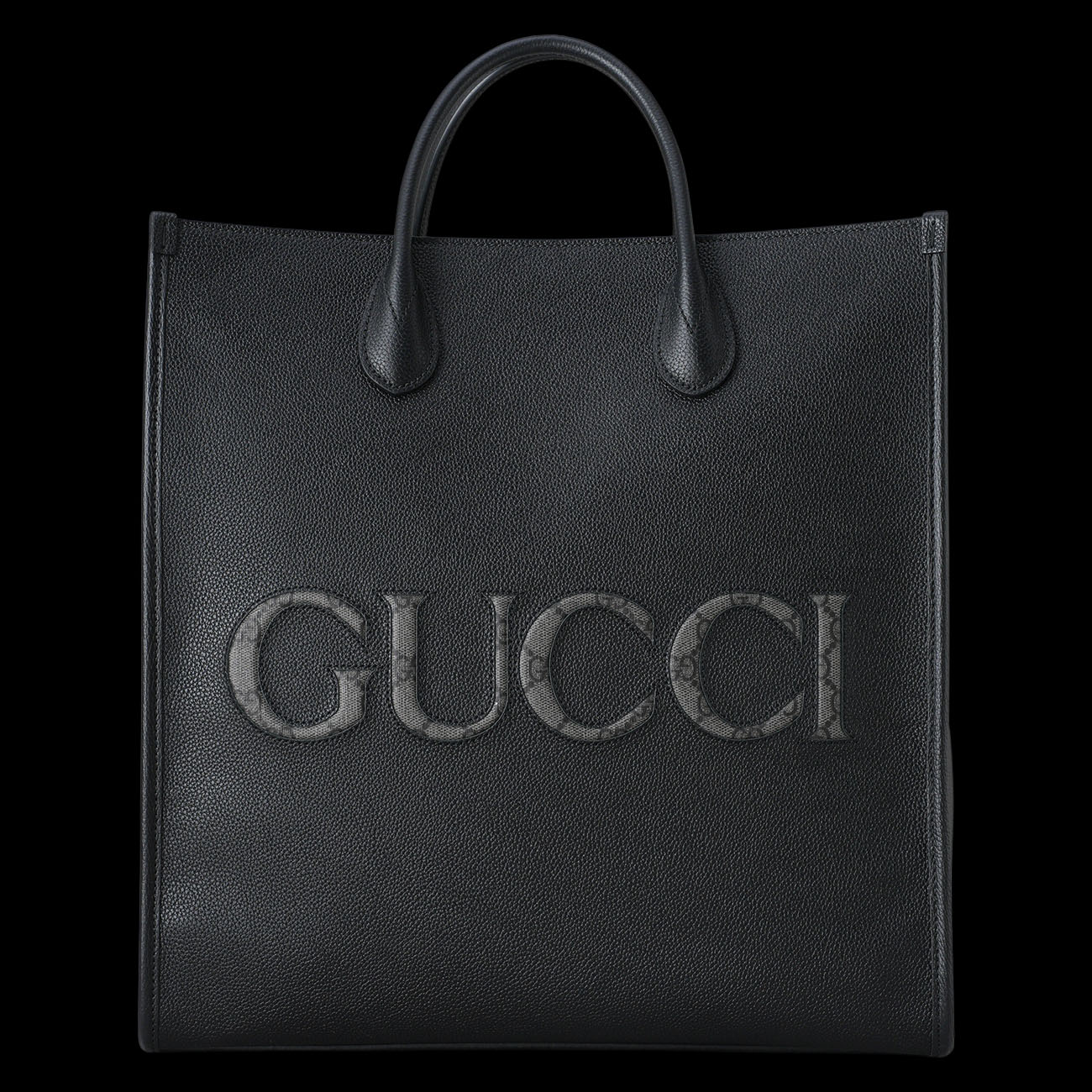 GUCCI(USED)구찌 770975 로고 레더 토트백