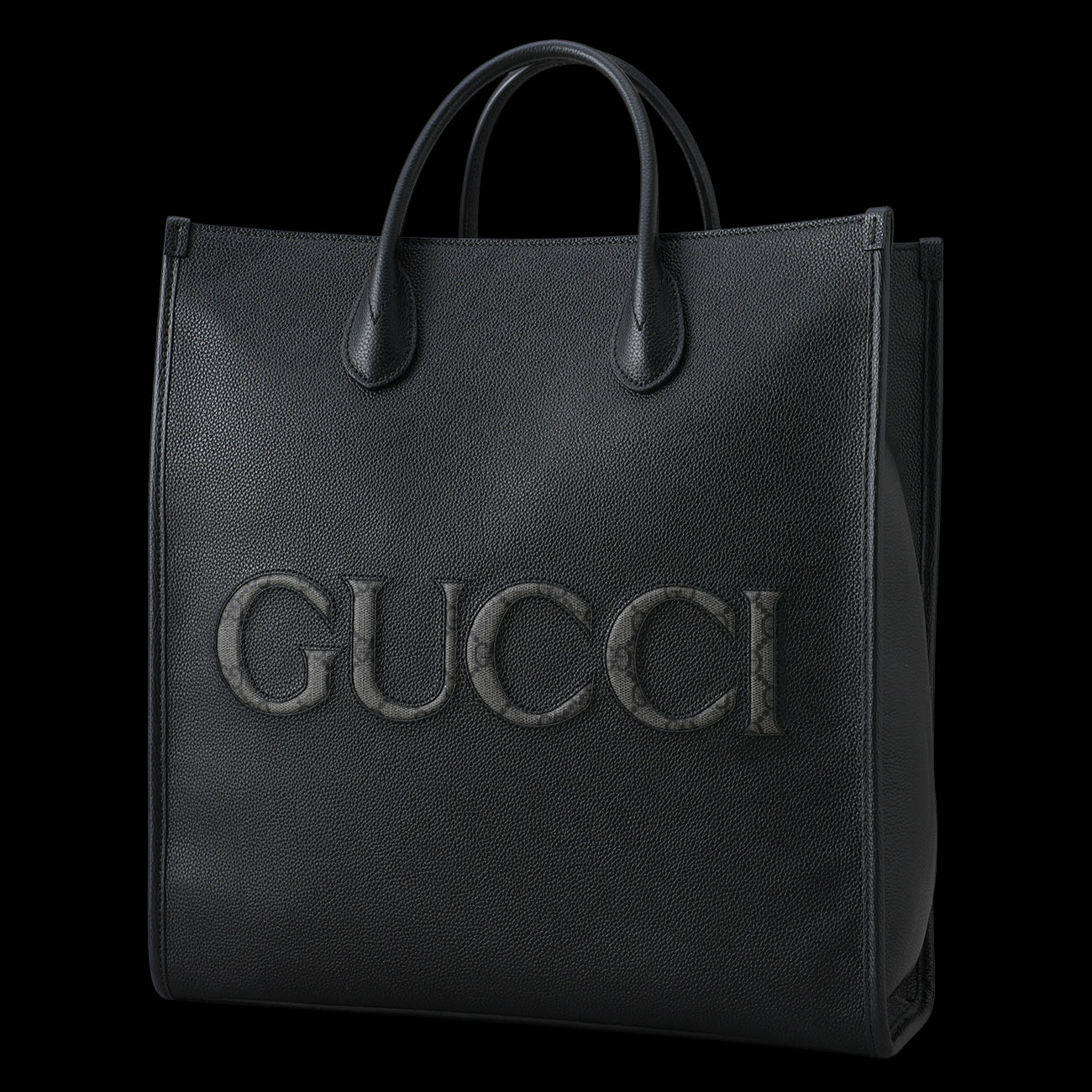 GUCCI(USED)구찌 770975 로고 레더 토트백